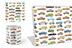 Retro cars and trains vector clipart Product Image 7