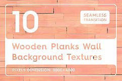 10 Wooden Planks Wall Backgrounds Product Image 1