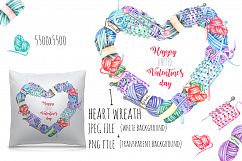 Knitting Watercolor Clip art Product Image 6