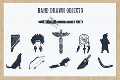 Native Spirit. 55 Hand Drawn Objects Product Image 4