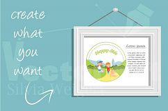 Happy Kids Sticker - Print and Cut Files for Crafters Product Image 4