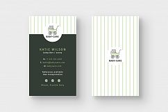 Babysitter Business Card Product Image 5