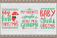 3 Christmas SVG Digital File. Product Image 1