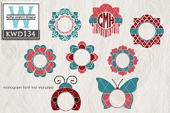 Monogram Frames SVG - Monogram Bundle Product Image 1