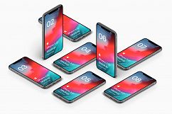 iPhone XR 20 Mockups Scenes 5K - PSD Product Image 24