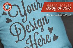 Instant photorealistic baby onesie mockup Product Image 3
