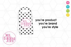 Stemless Wine Glass Sleeve Template Product Image 1