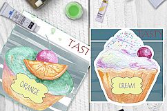 Cakes &amp; Unicorn. Tasty Clip art Product Image 8