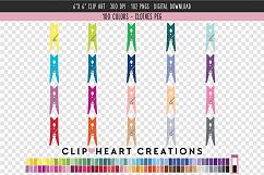 Clothes Peg Clip Art - 100 Clip Art Graphics Product Image 1