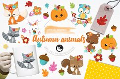 Auntumn Animals graphics and illustrations Product Image 1
