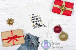 Have Yourself a Merry Little Christmas | SVG DXF EPS PNG Product Image 2