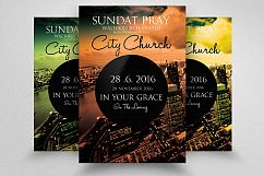 City Revival Church Flyer Template Product Image 1
