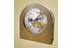 Snowflakes and Village shadow box card Product Image 2