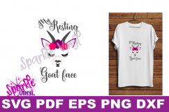 SVG, svg files, Goat, Goat face, Goat svg, Goat art, funny goat, goat shirt, goat gift, files for cricut, printable, goat pdf, goat shirt for woman Product Image 1