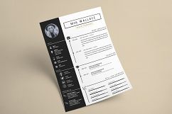Elegant Minimalistic Resume Template With MS Word Product Image 3