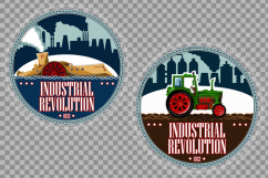 Industrial revolution. T-shirt or poster illustration. Product Image 2