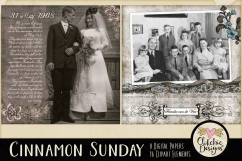 Digital Scrapbook Kit - Cinnamon Sunday Product Image 4