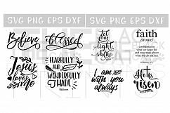 Christian SVG Bundle 24 Designs SVG PNG EPS DXF Product Image 4