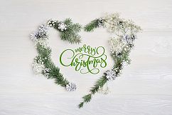 Christmas heart wreath Product Image 2
