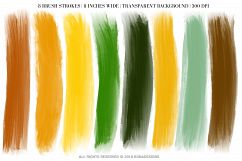 Brush Strokes, Digital Brush Strokes Product Image 2