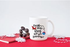 Sleigh Bells Ring - Christmas SVG Cut File - DXF PNG EPS JPG Product Image 6
