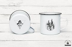 Pine Tree Silhouettes Product Image 5