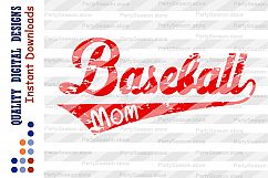 Baseball Mom Svg Sports shirt svg Grunge Svg Distressed svg Product Image 2