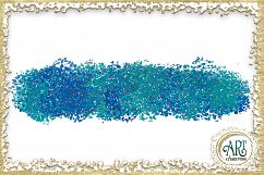 Brush Strokes in Blue and Rose Gold - Digital Clipart 21 of beautiful PNG files Product Image 20