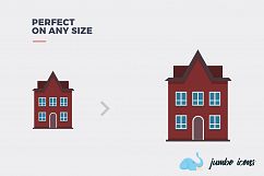 Flat Icons Buildings Set Product Image 2
