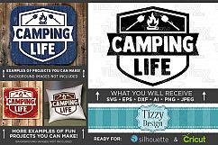 Camping Life Svg - Camping Life Sign Svg - Camp Decor - 761 Product Image 1