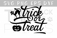 Trick or treat SVG DXF PNG EPS Halloween svg file Product Image 2