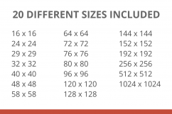 166 People Line Multicolor B/G Icons Product Image 4