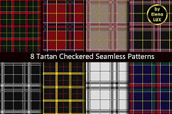 8 Tartan Seamless Patterns Product Image 1
