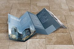 8.5x14&quot; Five-panel accordion mockups Product Image 6