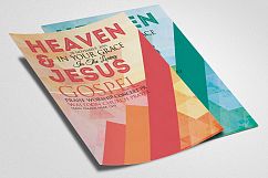 Heaven and Jesus Church Flyer Template Product Image 3