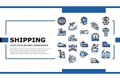 Free Shipping Service Landing Header Vector Product Image 1