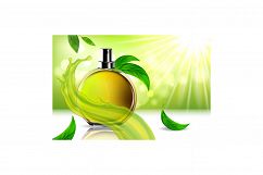 Perfume Aroma Creative Promotional Poster Vector Product Image 1