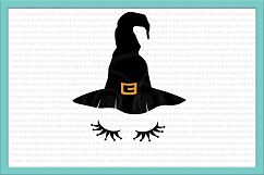 Little witch svg, witch face svg, witch hat svg, Halloween Product Image 2