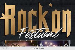 Rock Festival Flyer Template V4 Product Image 7