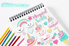 Unicorn sweets graphics and illustrations Product Image 4