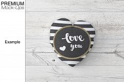 Heart Pillow Mockup Product Image 12