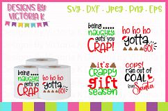 Gag gift, Toilet paper gift, SVG, DXF Product Image 1