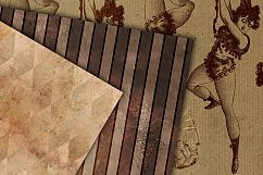 Antique Circus Digital Paper Product Image 2