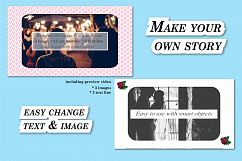 MOCKUP - Animated social media templates - Wedding theme Product Image 2