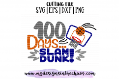 100 days of school svg | School SVG | basketball SVG | Silhouette | Cricut | PNG EPS DXG Product Image 2