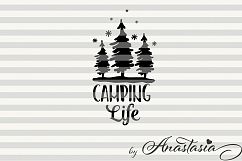 Camping Life SVG Cut File Product Image 1