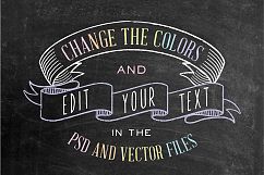 Chalkboard Labels, Frames, Banners Product Image 2