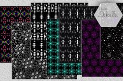 Big Bundle Black Fantastic - digital papers seamless patterns Product Image 3