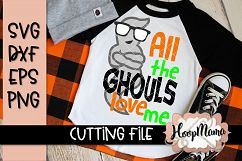 All The Ghouls Love Me - Halloween SVG Cutting File Product Image 1