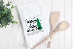 Walking in a Winter Wonderland SVG Cut File - Christmas SVG Product Image 2
